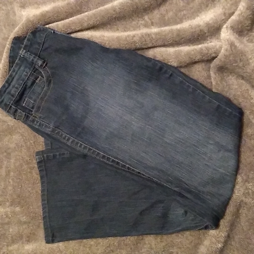 Calvin Klein rhinestone lean boot jeans